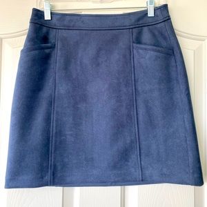 NWT Faux Suede Miniskirt